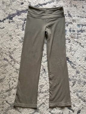Y2K Lululemon Low Rise Green Flare Pants